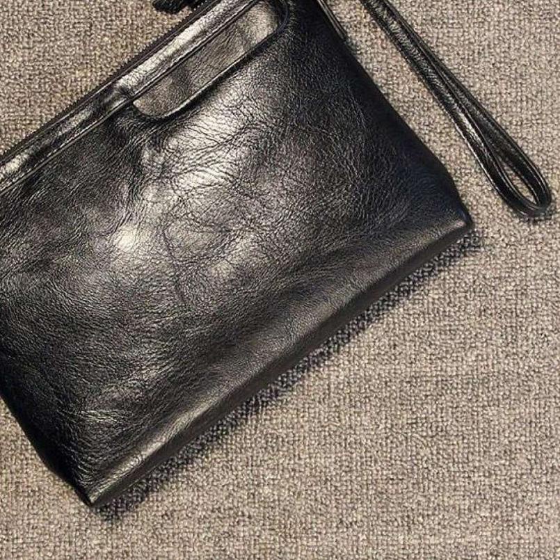 Pennay Clutch Bag Kyojin - Tas Tangan Kulit Pria V7727 - Handbag Import Simple - Multi