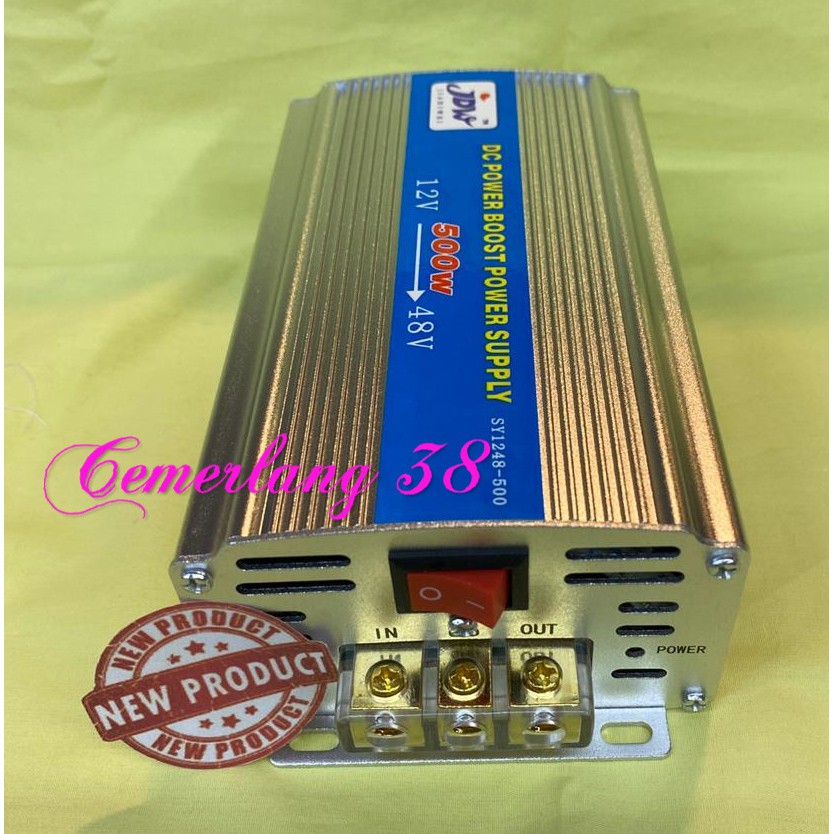 Step Up DC 12V ke DC 48V 500W Power Converter DC DC 12 V to 48 V 500 W