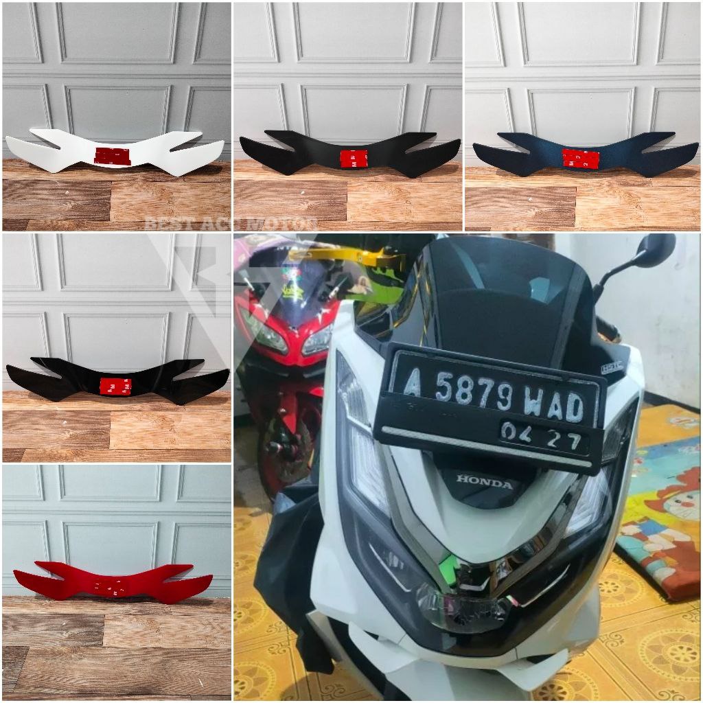 WINGLET PCX 160 ALL NEW HONDA PCX 160 2021 2022 FRONT WINGLET PCX 160 2021 2022