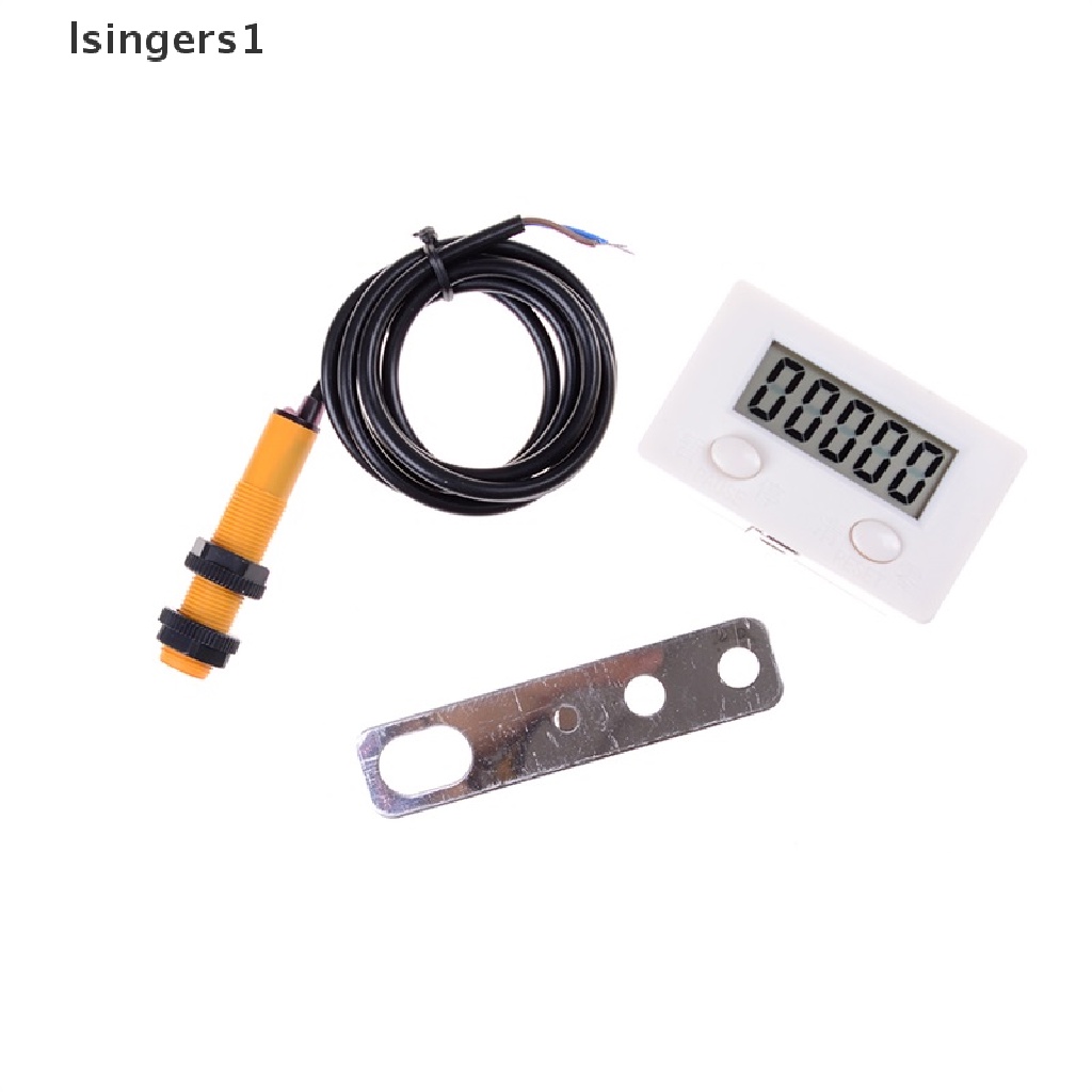 (lsingers1) Alat Penghitung Digital LCD 0-99999 5 Digit Dengan Sensor Proximity Switch