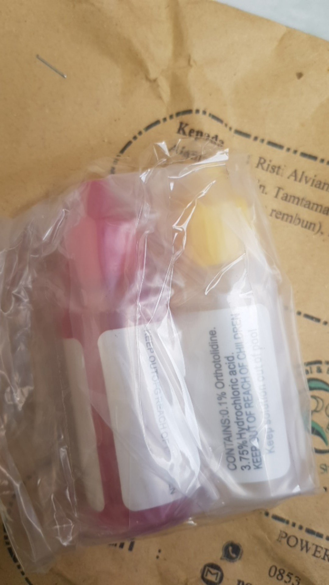 Refil Tes Kit Yuho - Isi Ulang Tes Oto Chlorine Ph Test