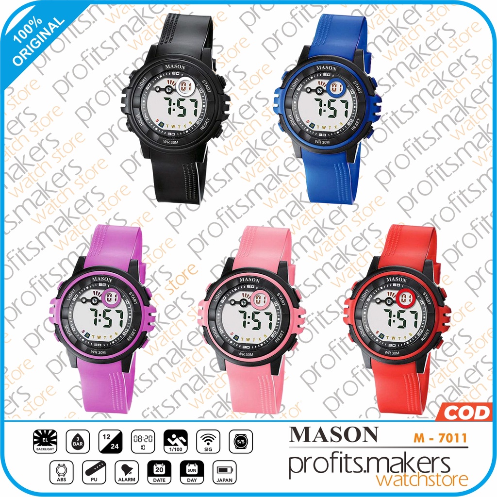 MASON M 7011 / M-7011 / M7011 Watch Jam Tangan ORIGINAL