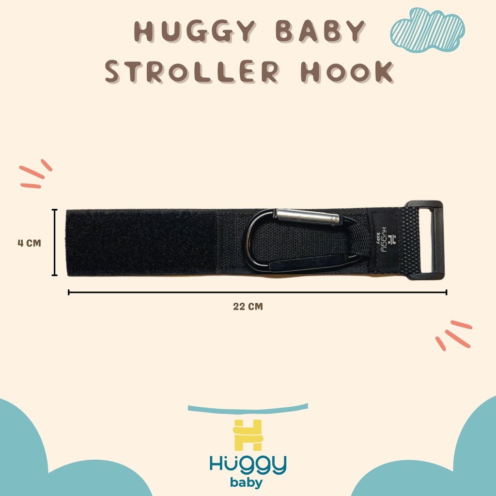 Huggy Baby ACC002 Stroller Hook | Gantungan Stroller Premium