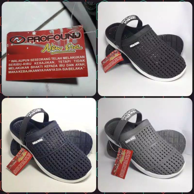 SEPATU SANDAL KARET SLOP NEW ERA