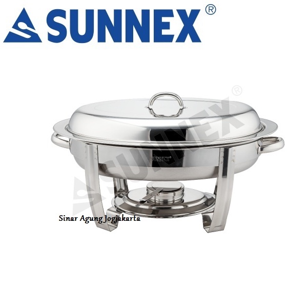 PEMANAS SUNNEX CHAFING DISH OVAL 5.5 LTR