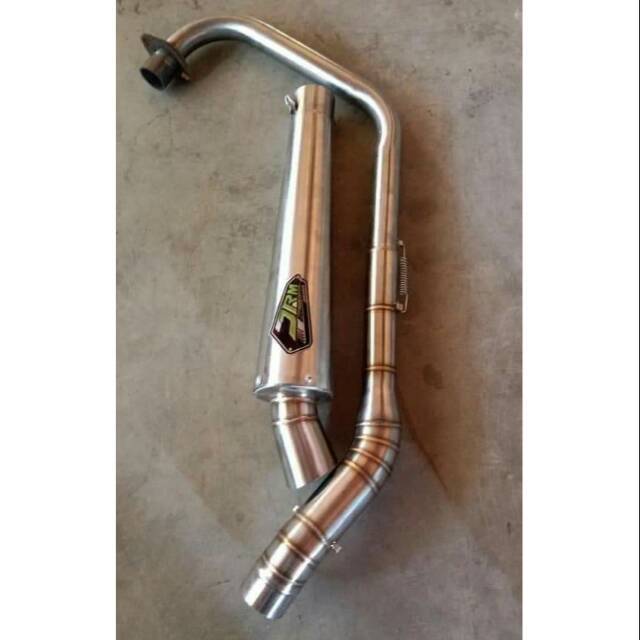 Knalpot jrm kerucut forr vixion satria fu cb150r gsx xabre r15 dll