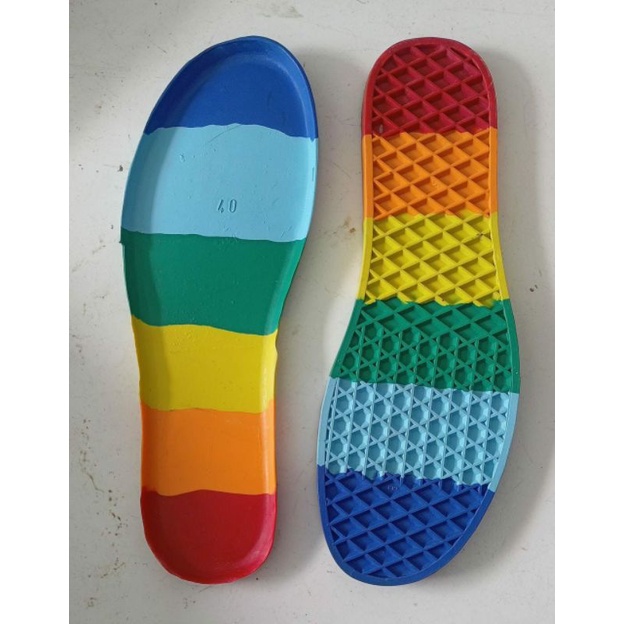 (Limited edition) Outsole Vans Waffle Mix Color Original | Rubber
