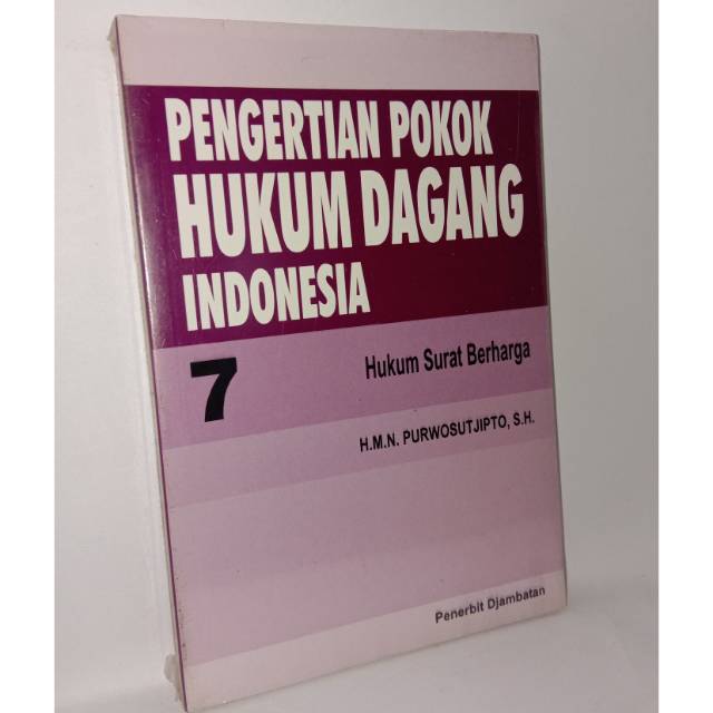 

Pengertian pokok hukum dagang Indonesia . buku baru