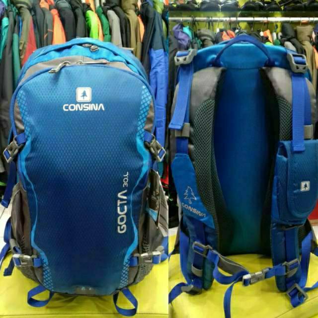 Daypack Consina Gocta Original Ransel Tas Include Rain Cover