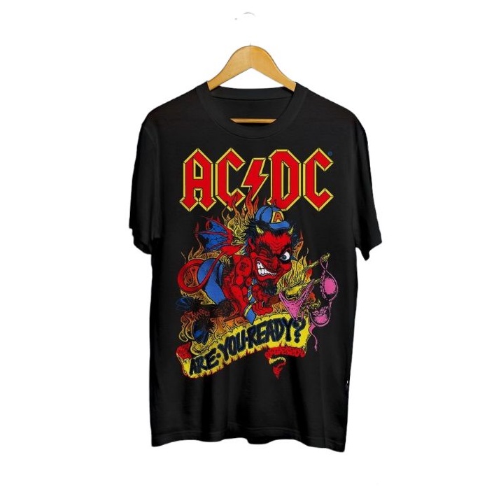 kaos pria/ARE U READY ACDC/kaos band