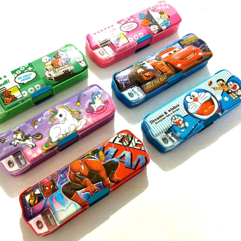 

SHOPEE 5.5 Tempat Pensil Magnet Karakter Cewek Cowok Pencil Case Kotak Pensil Murah Lucu Wadah Pulpen Anak Tlekem Disney Super Hero [KODE 038]