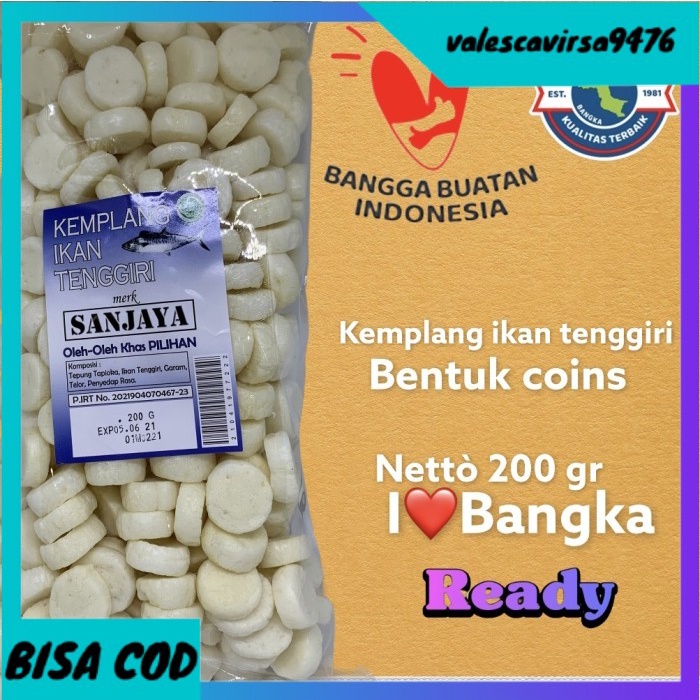 

⭐BISA COD⭐ Krupuk Ikan bentuk koin