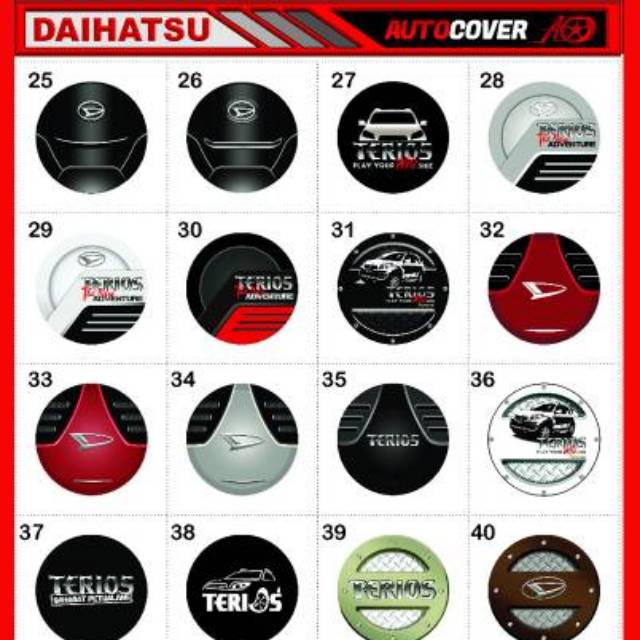 Cover Ban Rush
Cover Ban Terios
Cover Ban serep Rush
Cover Ban Serep Terios
Kulit Oscar Tebal