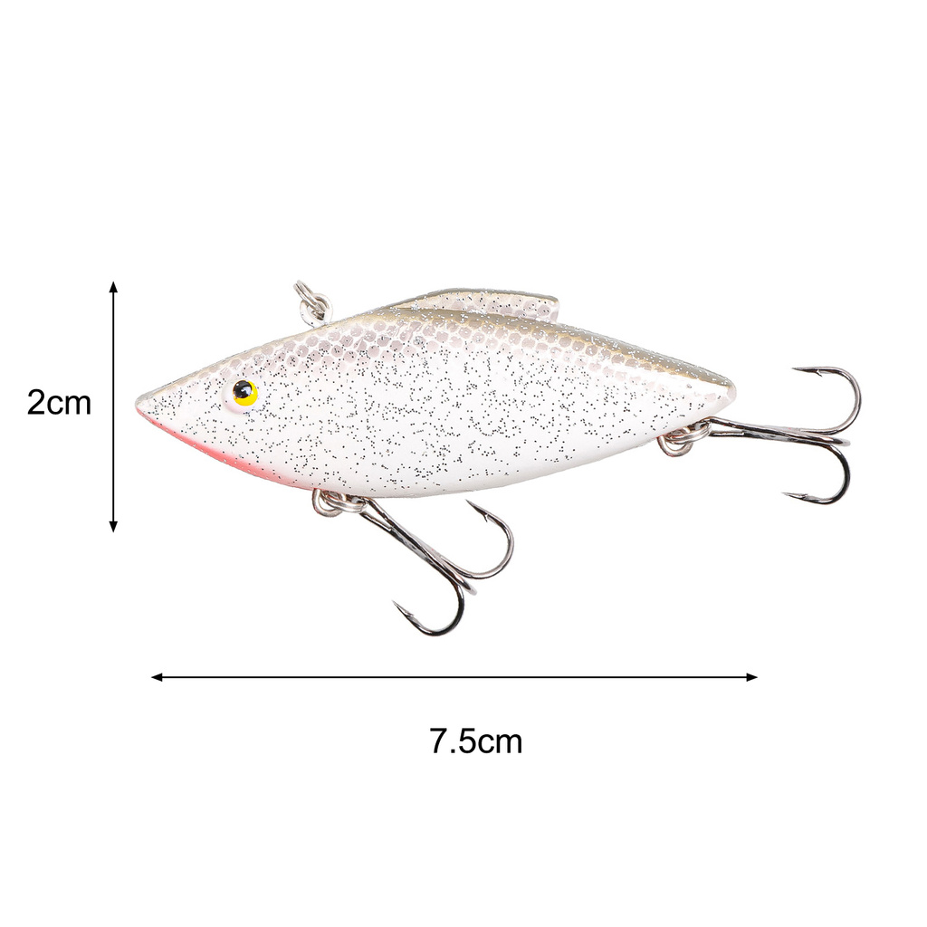 [Jianxin] Umpan Pancing Hard Bait Bentuk Ikan Imitasi Bahan Plastik 16.5g 7.5cm