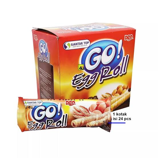 

Wafer Go! Egg roll Box Isi 24