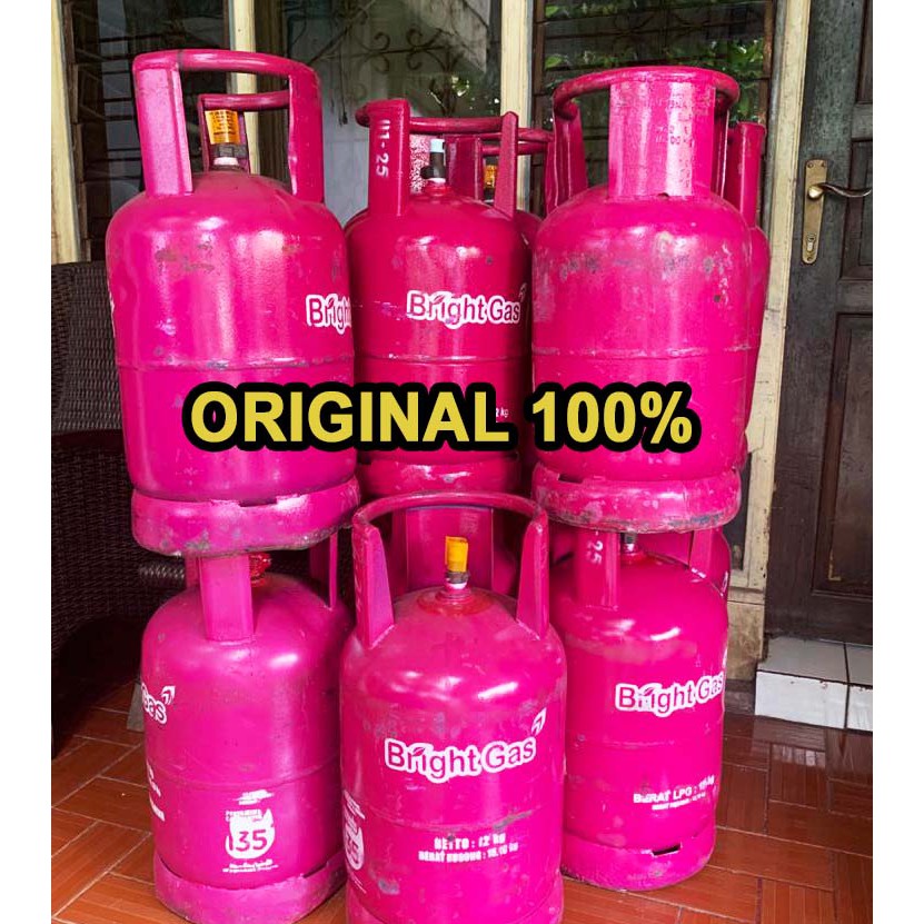 Jual Tabung Gas 12 Kg Resmi Bright Gas Elpiji 12 Kg Tanpa Isi Shopee Indonesia 