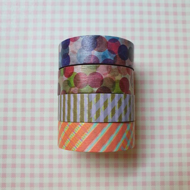 

MT washi tape sample for scrapbook and journal ( per meter )