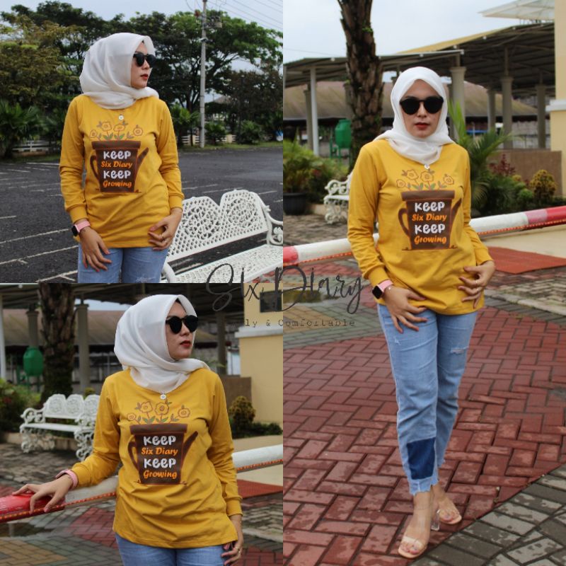 Baju Wanita Tangan Panjang Original / Kaos Zolaqu