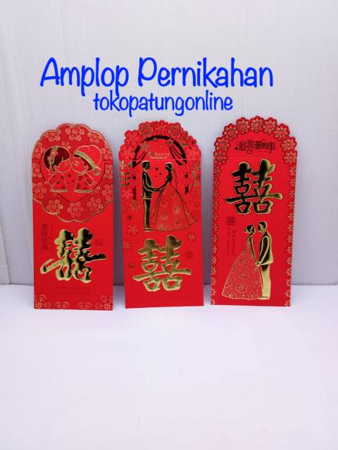 Angpao Pernikahan Angpau Kawin Besar Premium