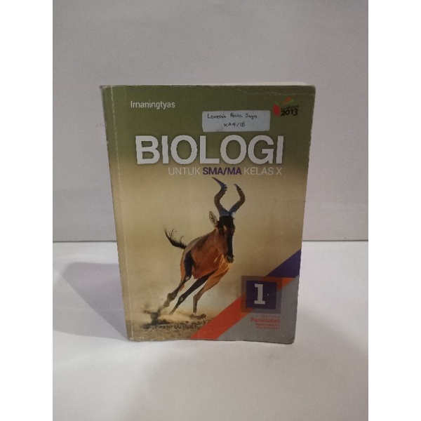 buku biologi sma kelas 10 sma