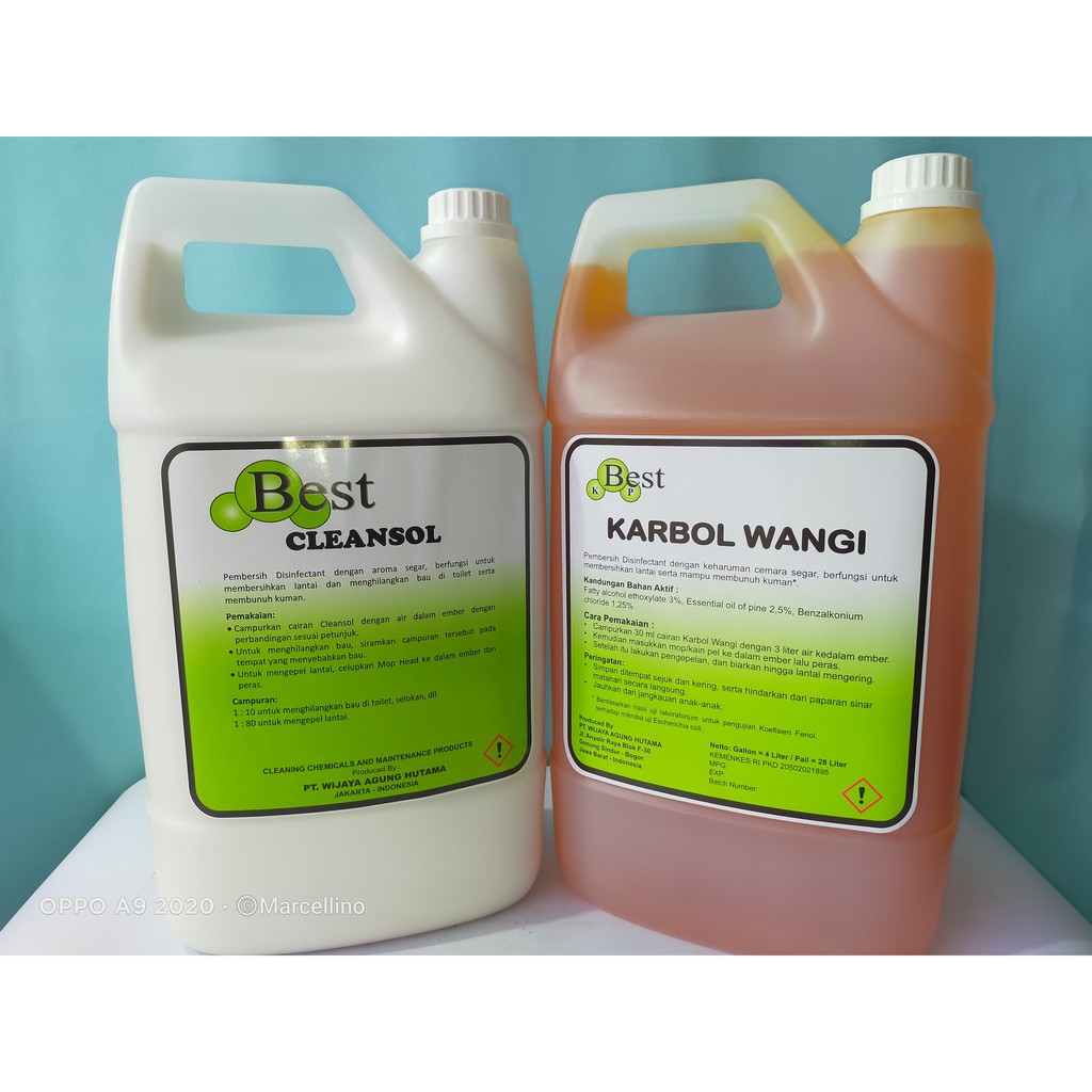 *BEST* Karbol Wangi 4 Liter Aroma Sirih & Cemara