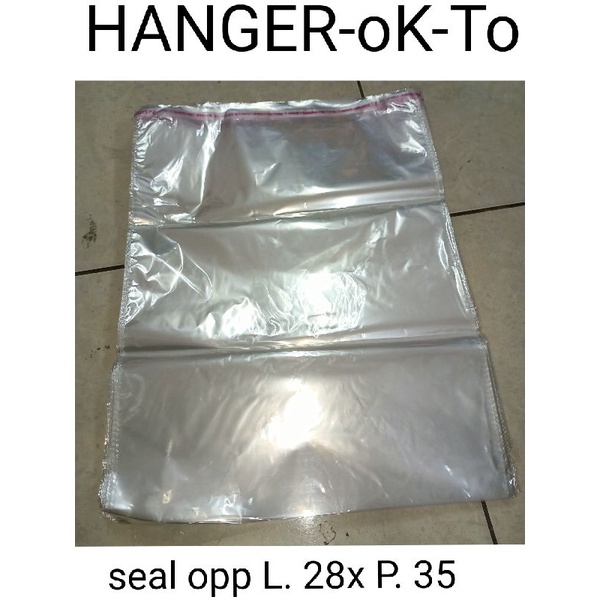 plastik opp seal 28x35 Tebal 1.7 Micron (isi 100 lembar)