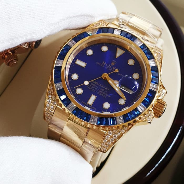 jam tangan pria rolex diamond GRADE AAA