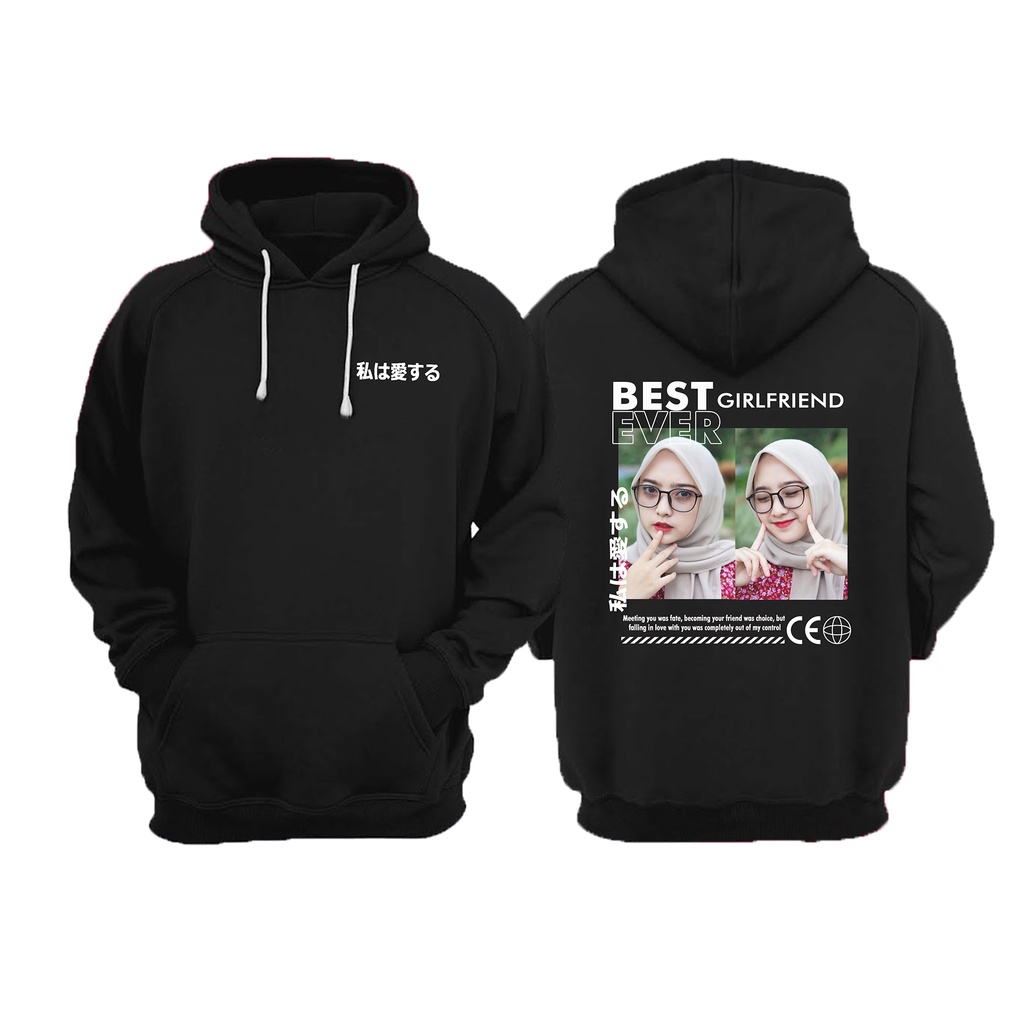 GALERY HOODIE CUSTOM Bahan FLEECE PREMIUM Sablon DTF Design Streetweae Aestetic Bisa Cetak Foto