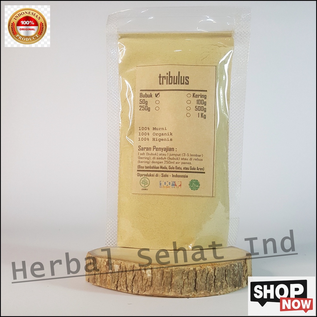 TRIBULUS BUBUK 100 GRAM - Tribulus Terrestris - REMPAH