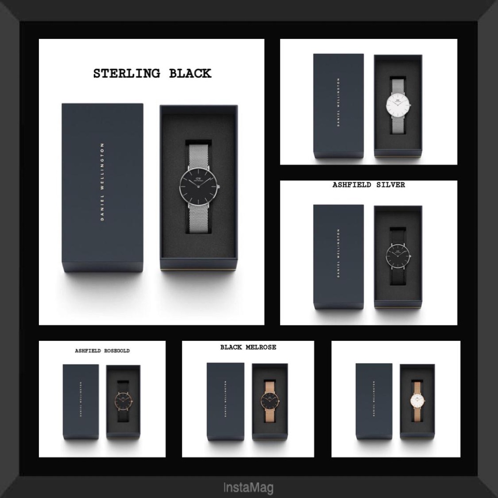 Paket Box WD Jam Tangan  Wanita Fashion WD 0790 Melrose Paket Box Original - Bayar Di Tempat