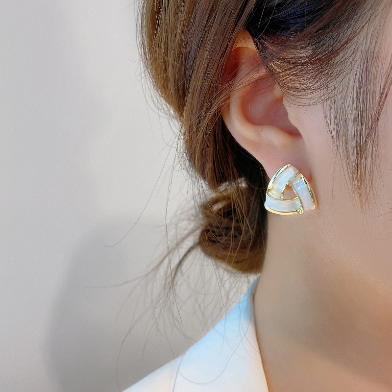 925 Silver Plated Earring Ear Studs Fashion Accessory