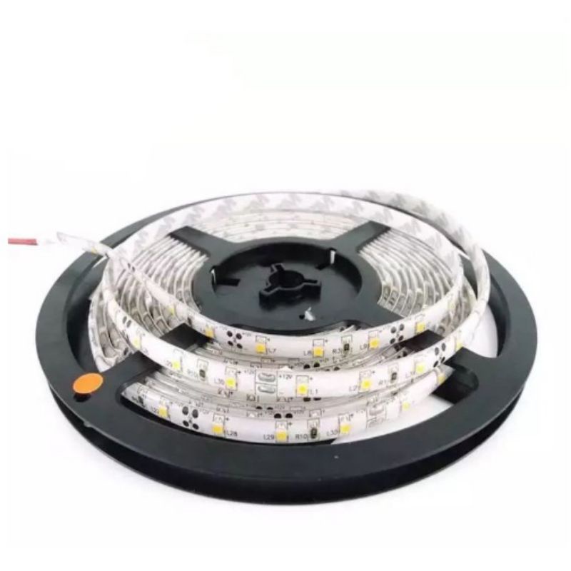 LED STRIP 3528 IP44 DC 12V 4M FULL WATERPROOF LAMPU PLAFON LAMPU ETALASE TAHAN AIR