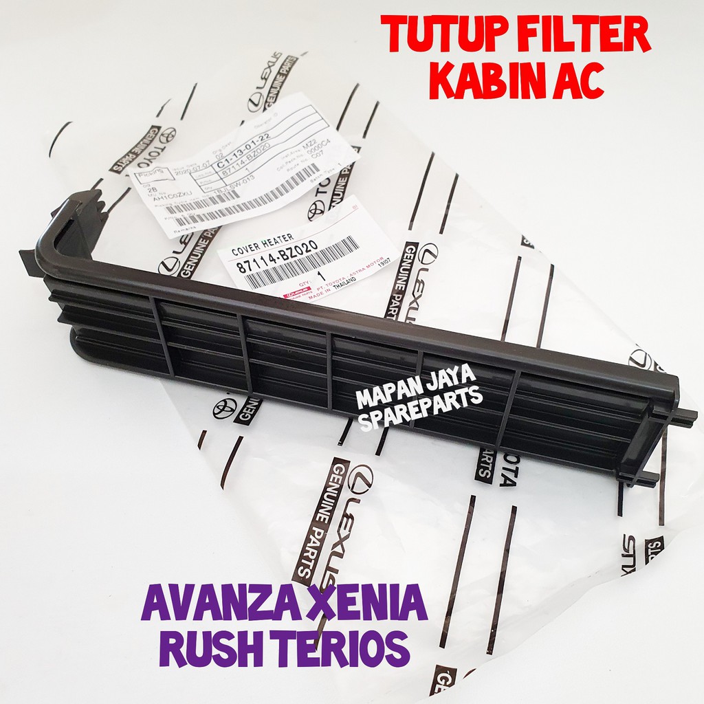 TUTUP FILTER AC - AVANZA / XENIA / AGYA / CALYA / RUSH / TERIOS