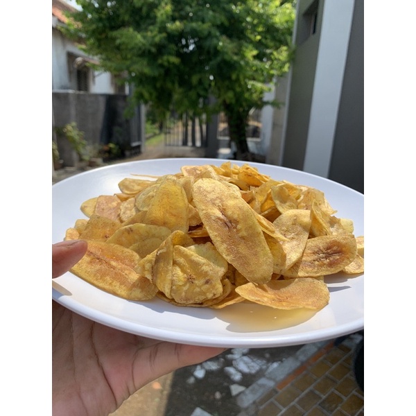 

KERIPIK PISANG ASIN / MANIS 250gram