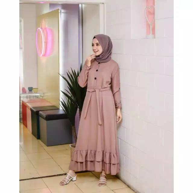 GAMIS Remaja rempel bawah#gamisterbaru#gamisremaja#gamisrempel