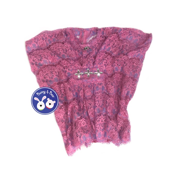 Lace Baby Kaftan / Baju Lebaran Anak Bayi Brokat