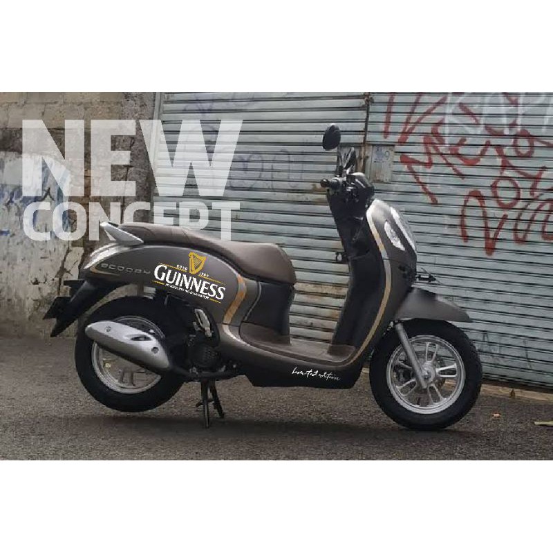 CUTTING STICKER GUINNESS SCOOPY NEW, OLD. FREE STICKER 21+ (COD)