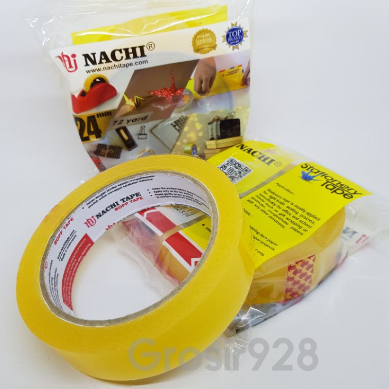 

Selotip / Solatip / Isolasi / Stationery Tape Nachi Tape 24 mm / 1 inchi