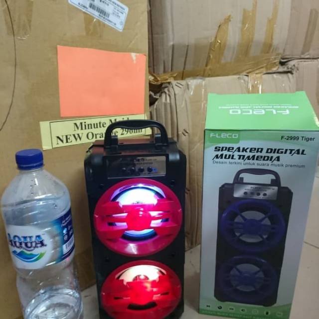 Speaker bluetooth FlecoF-2999 tiger/Lion Speaker digital multiguna termurah