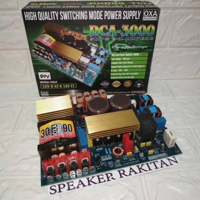 Kit Power Suply Switching DCA-3000 SMPS 30A CT 90V
