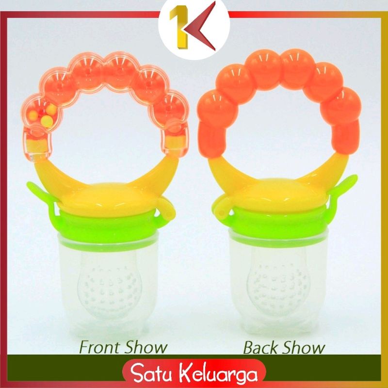 Empeng Dot Buah Anak Bayi Baby Fruit Feeder Rattle Teether Kompeng Pacifier