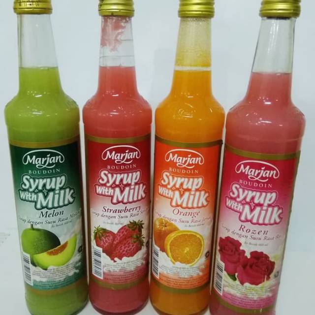 Jual Marjan Syrup With Milk 460ml Shopee Indonesia