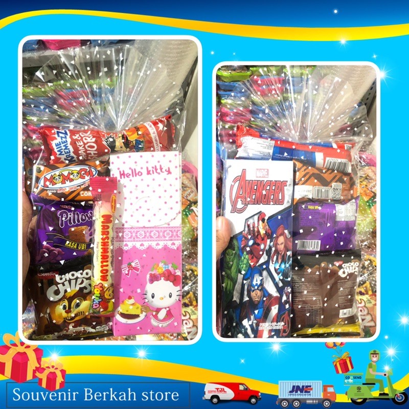 

Tempat pensil rakit+snack/bingkisan ultah anak