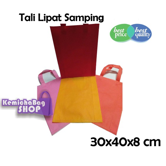 

30x40x10 Tas souvenir/seminar/tas bingkisan ultah/tas seminar/tas promosi spunbond goodie bag
