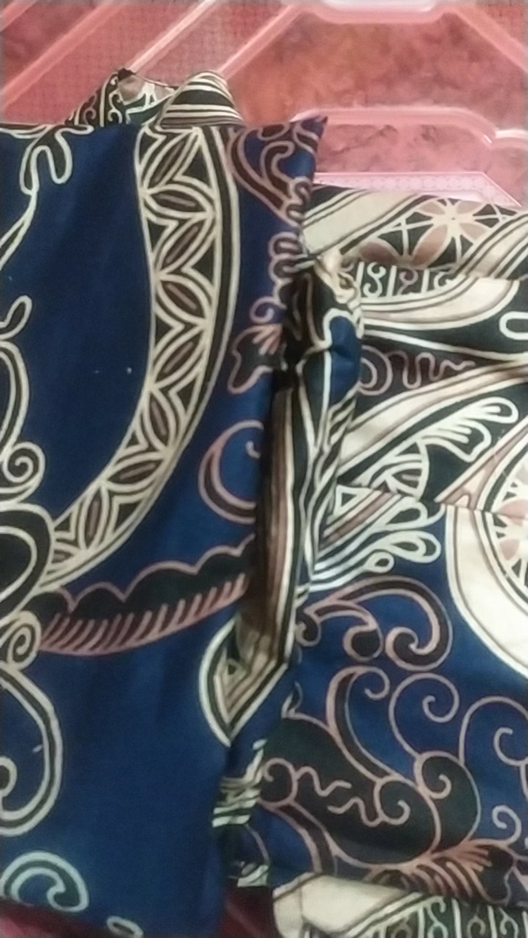 Couple Batik Tunik Modern Seragam Kerja Kantor Lengan Panjang