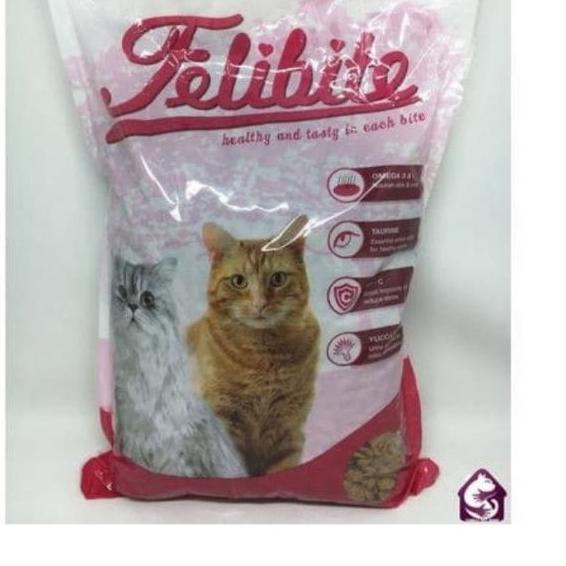 ➪ Makanan kucing felibite 1kg repack felibite ikan felibite donut pelibite ✦