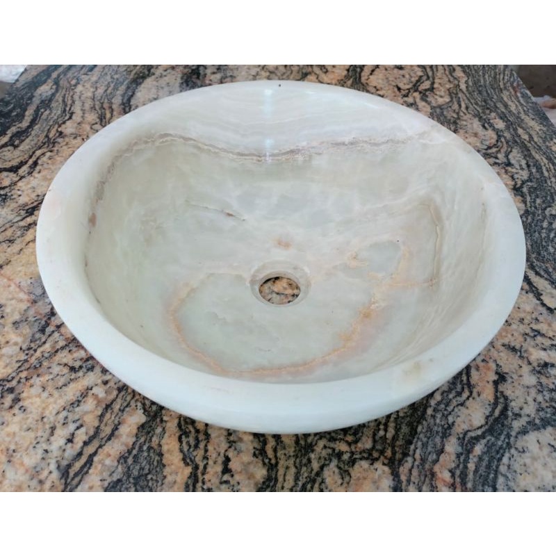 Wastafel Batu Onyx