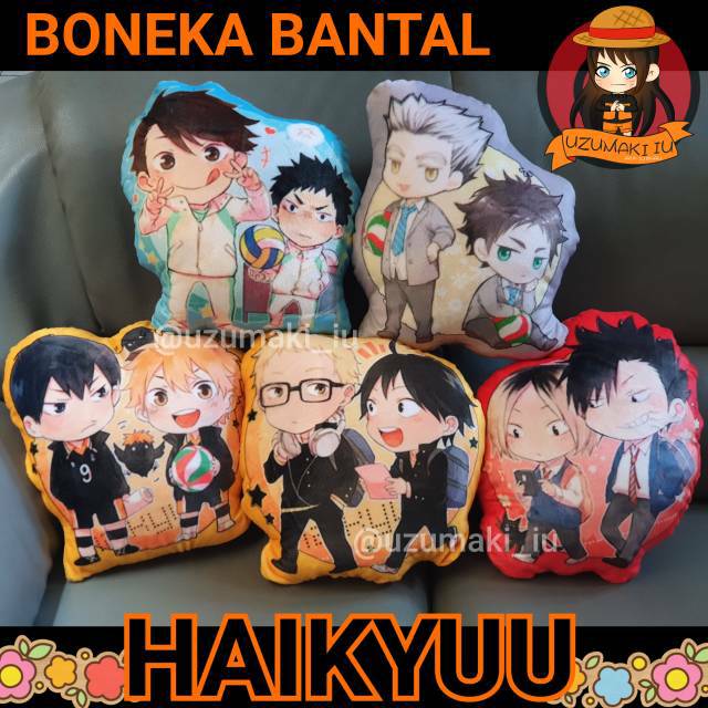 Boneka bantal anime haikyuu