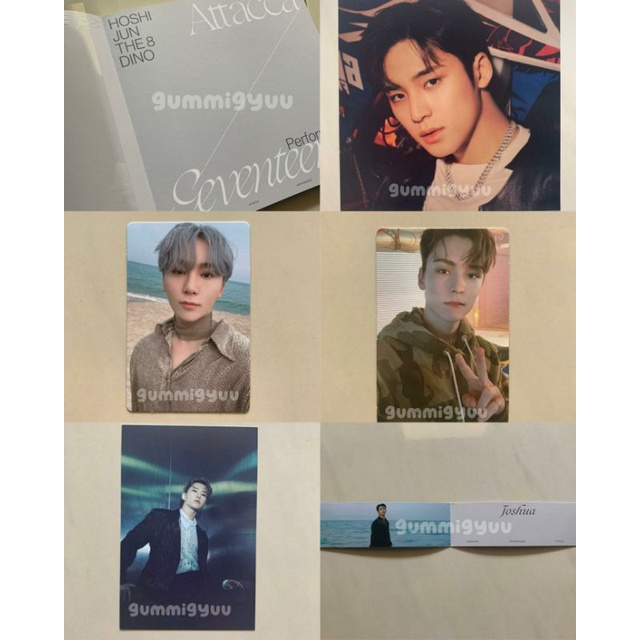 ALBUM ONLY ATTACA OP 2 LAYERED CARD MINGYU PC PHOTOCARD SEUNGKWAN VERNON POSTCARD HOSHI THE8 FOLDED 