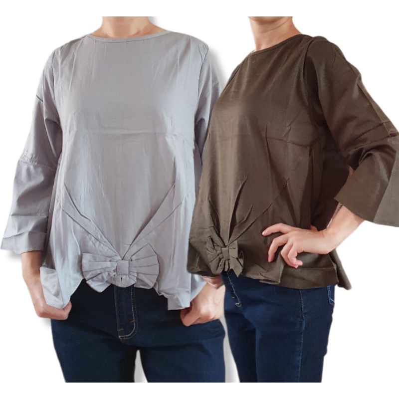 BLOUSE BEAMISH WANITA POLOS 390806